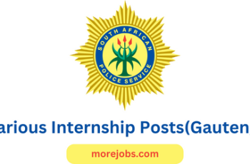 SAPS :Various Internship Posts(Gauteng)